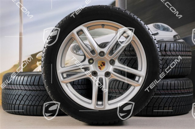 19-inch TURBO winter wheel set, wheels 9J x 19 ET 60 + 10J x 19 ET61 + tyres Continental 255/45 R19+285/40 R19, with TPM