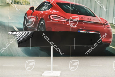 Front door / B-pillar outer cover, Black, L