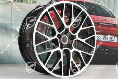 20-inch alloy wheel RS-Spyder Design, 9J x 20 H2 ET 26 + 10J x 20 H2 ET19, black high gloss