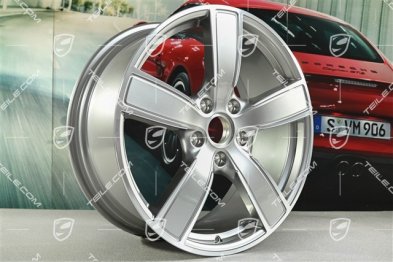 20" Felge Carrera Sport, 8,5J x 20 ET57, Platinsilber Metallic
