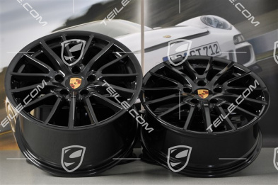 19" Komplet felg SportDesign, 8J x 19 ET57 + 11J x 19 ET51, czarny połysk