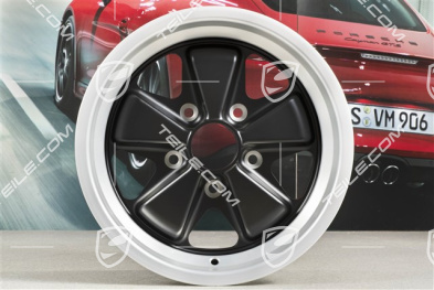 15" Fuchs Felge 7J x 15 ET23,3, mit schwarzem Felgenstern