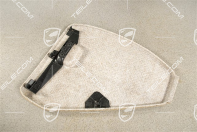 Deckel, Seitenwandverkleidung, Teppich / Perlvelours, Sandbeige, L