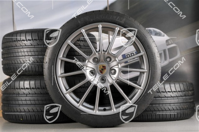 20" Komplet kół letnich Panamera Sport, felgi 2 x 9,5J x 20 ET 65 + 2 x 11,5 J x 20 ET 63, opony 255/40 ZR20 + 295/35 ZR20