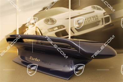 Spoiler tylny Turbo S, zawiera maskę tył (pokrywa silnika), bez kratek