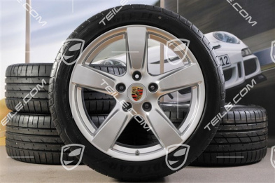 19" Cayman S Sommerräder Satz, 8,J x 19 ET57 + 9,5J x 19 ET45, Reifen 235/40 ZR19 + 265/40 ZR19