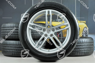 19-inch "Macan Turbo" summer wheels set, rims 8J x 19 ET21 + 9J x 19 ET21, summer tyres Hankook Ventus S1 evo2 235/55 R 19 + 255/50 R 19, with TPMS