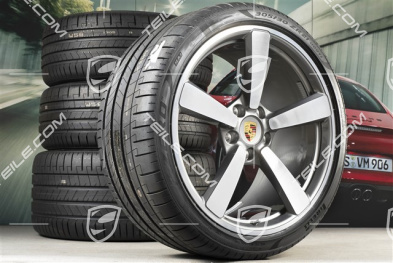 20"+21" Exclusive Design Sommerräder Satz, Felgen 8,5J x 20 ET50 + 11,5J x 21 ET67 + Goodyear Sommerreifen 245/35 R20 + 305/30 R21, mit RDK-Sensoren