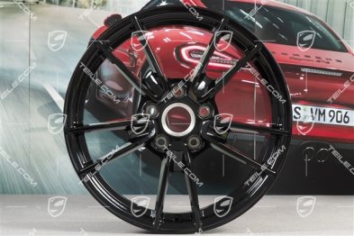 19+20" Felgensatz Carrera, Felgen: vorne 8,5J x 19 ET52 + hinten 11,5J x 20 ET67, schwarz hochglanz