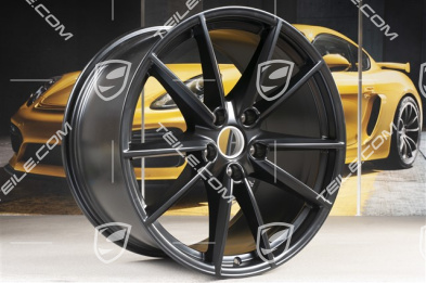 21-inch wheel rim Carrera S, 11,5 J x 21 ET67, black satin matt