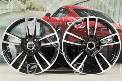 20-inch Cayenne Sport wheel rim set, 10,5J x 20 ET55 + 9J x 20 ET50, Exclusiv