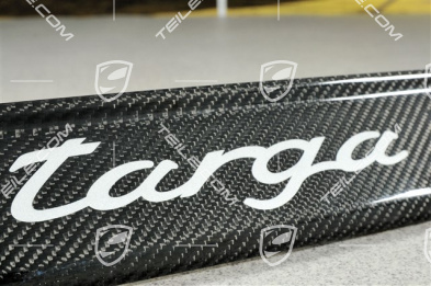 Einstiegleiste Carbon, "TARGA" Schrüftzug, LINKS
