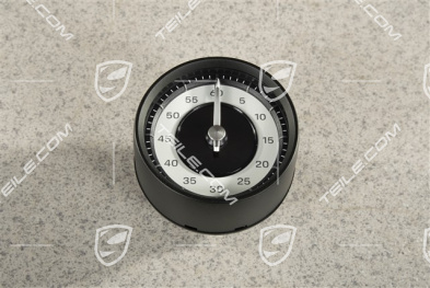 Stopwatch, white-coloured instrument dials
