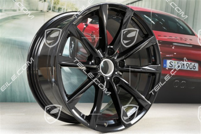 19-inch wheel rim Boxster S, 10J x 19 ET45, black highgloss