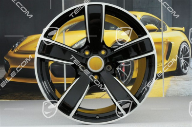 20" Komplet felg Carrera Sport, 8,5J x 20 ET49 + 11,5J x 20 ET56, głęboki czarny metalik