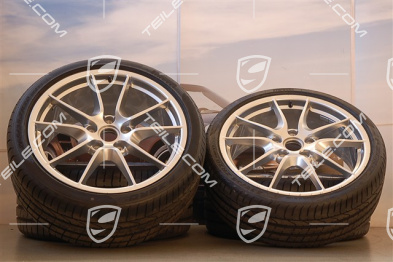 20-inch Carrera S (III) summer wheel set, 8J x 20 ET57 + 9,5J x 20 ET45, Pirelli summer tyres 235/35 ZR20 + 265/35 ZR20