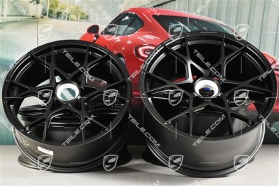 GT4 RS / Spyder RS 20" wheel rim set, aluminium, 8,5J x 20 ET61 + 11J x 20 ET50, black satin matt