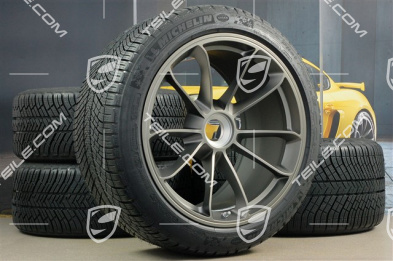 GT3RS 20" Winterräder Satz, Felgen 9J x 20 ET55 + 12J x 20 ET47 + Michelin Winterreifen 245/35 R20 + 315/35 R20, mit RDK Sensoren