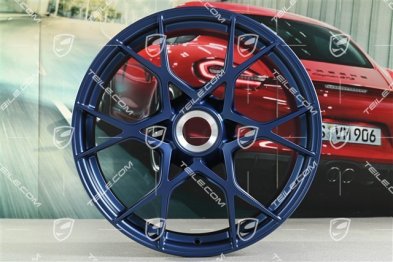 GT4 RS / Spyder RS 20" Felgen Satz, Aluminium, 8,5J x 20 ET61 + 11J x 20 ET50, indigoblau