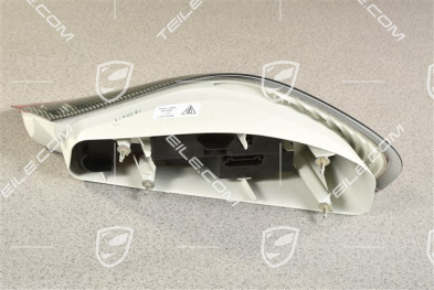 Lampa tylna, czerwony/biały, L