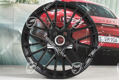 21" Felge Cayenne RS Spyder, 9,5J x 21 ET46, Schwarz-Seidenmatt