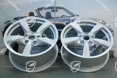 18" Komplet felg Cayman S, 8J x 18 x ET 57 + 9J x 18 x ET 43
