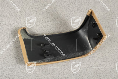 Glove compratment side cover, Leather, Sand beige