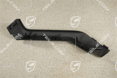 Abdeckblende, Armlehne, Tür hinten, Scwarz, L