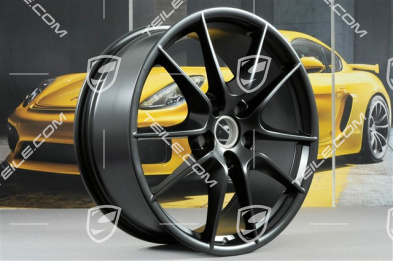 20" Felgensatz Carrera S III, 8,5J x 20 ET51 + 11J x 20 ET52, Schwarz-Seidenmatt