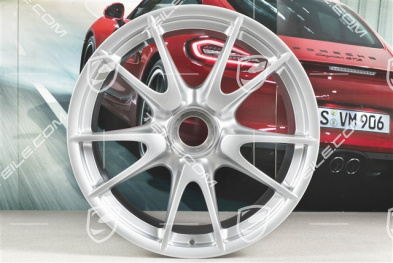 19-inch GT3 wheel, central locking, 12J x 19 ET63, silver