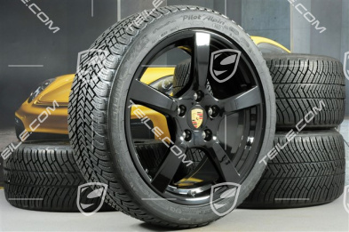 19-inch Cayman S winter wheels set, rims 8J x 19 ET57 + 10J x 19 ET45 + NEW Michelin Pilot Alpin 4 winter tyres 235/40 R19 + 265/40 R19