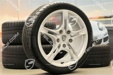 18" Komplet kół zimowych Cayman S II, przednie felgi 8J x 18 ET57 + tylne 9J x 18 ET43 + opony 235/40 ZR18 + 255/40 ZR18
