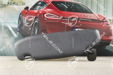 Sonnenblende, Coupe, Kunstleder, schwarz, R
