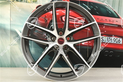 20-inch wheel rim "Macan S" 9J x 20 ET26, Titanium