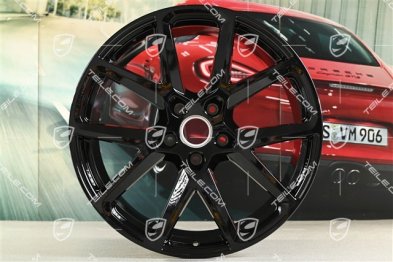 21" Felge Panamera Sport Design, 11,5J x 21 ET69, schwarz hochglanz