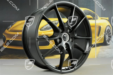 20" wheel rim, Carrera S III, 8J x 20 ET57, black silky gloss / mat