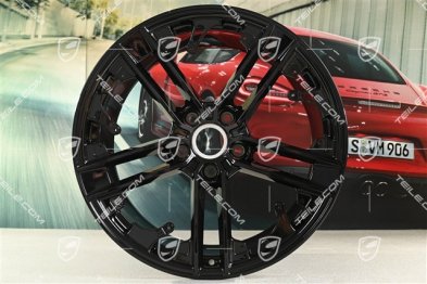 21" Exclusive Design wheel, 11.5J x 21 ET66, rear, high-gloss black, R