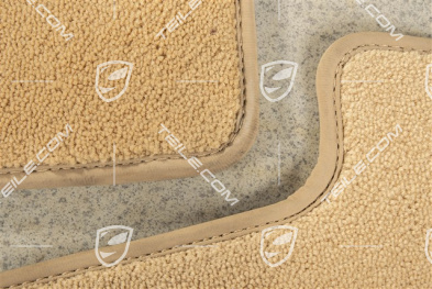 Fussmatten Satz, 4-Teile,  (nicht für cabrio mit BOSE), Sandbeige
