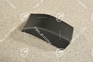 Wide Wheel Arch cover, Front Wing / Fender, lower part, Black, R