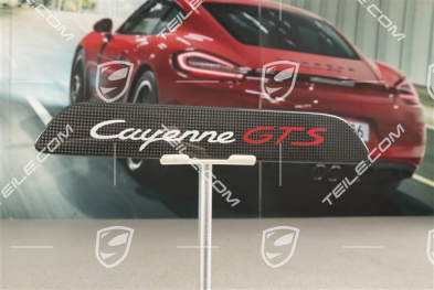 Schwellerleiste / Einstiegleiste - Blende mit Schriftzug Cayenne GTS , hinten, Carbon, R