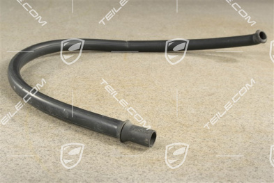 Convertible top compartment water drain hose