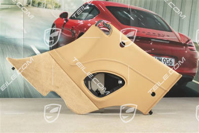 Cabrio, Seitenwandverkleidung, hinten, Leder, Sandbeige, L