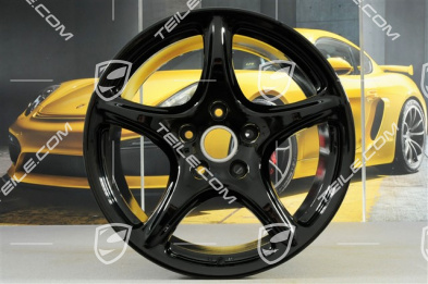 19" Felgensatz Carrera Classic, 8J x 19 ET57 + 11J x 19 ET51, schwarz hochglanz