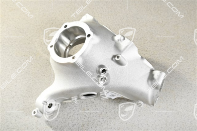 Front suspension steering knuckle / hub carrier, with rear axle steering, R