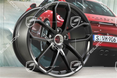 20" GT4 Felge, 11J x 20 ET50, schwarz seidenmatt