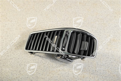 Dashboard side vent / grille, black, L=R