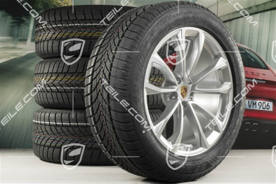 19-inch "Macan Design" winter wheels set, rims 8,5J x 19 ET21 + 9J x 19 ET21 + Dunlop SP Winter Sport 4D winter tyres 235/55 R19 + 255/50 R19, with TPMS