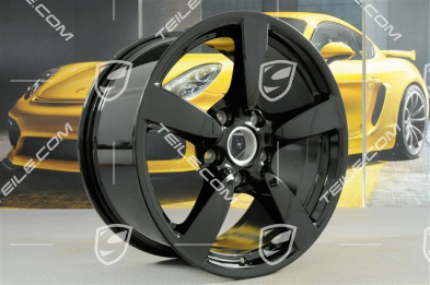 18" Felga Cayman S, 9J x 18 x ET43, czarny wysoki połysk