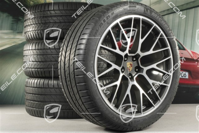 21" RS Spyder Design summer wheel set, wheel rims 9,5J x 21 ET27 + 10J x 21 ET19 + Michelin summer tyres 265/40 R21 + 295/35 R21, with TPM