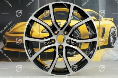 21" Felga Cayenne Exclusive Design, 11J x 21 ET58, czarny perłowy "Jet Black" metalik